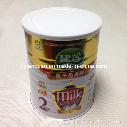 Metal Tin Can for Packaging 750g Milk Powder
